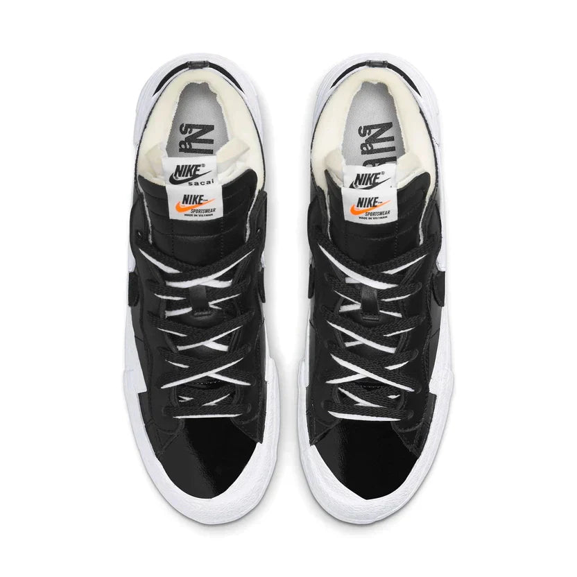 Nike x Sacai Blazer Low 'Black Patent Leather'