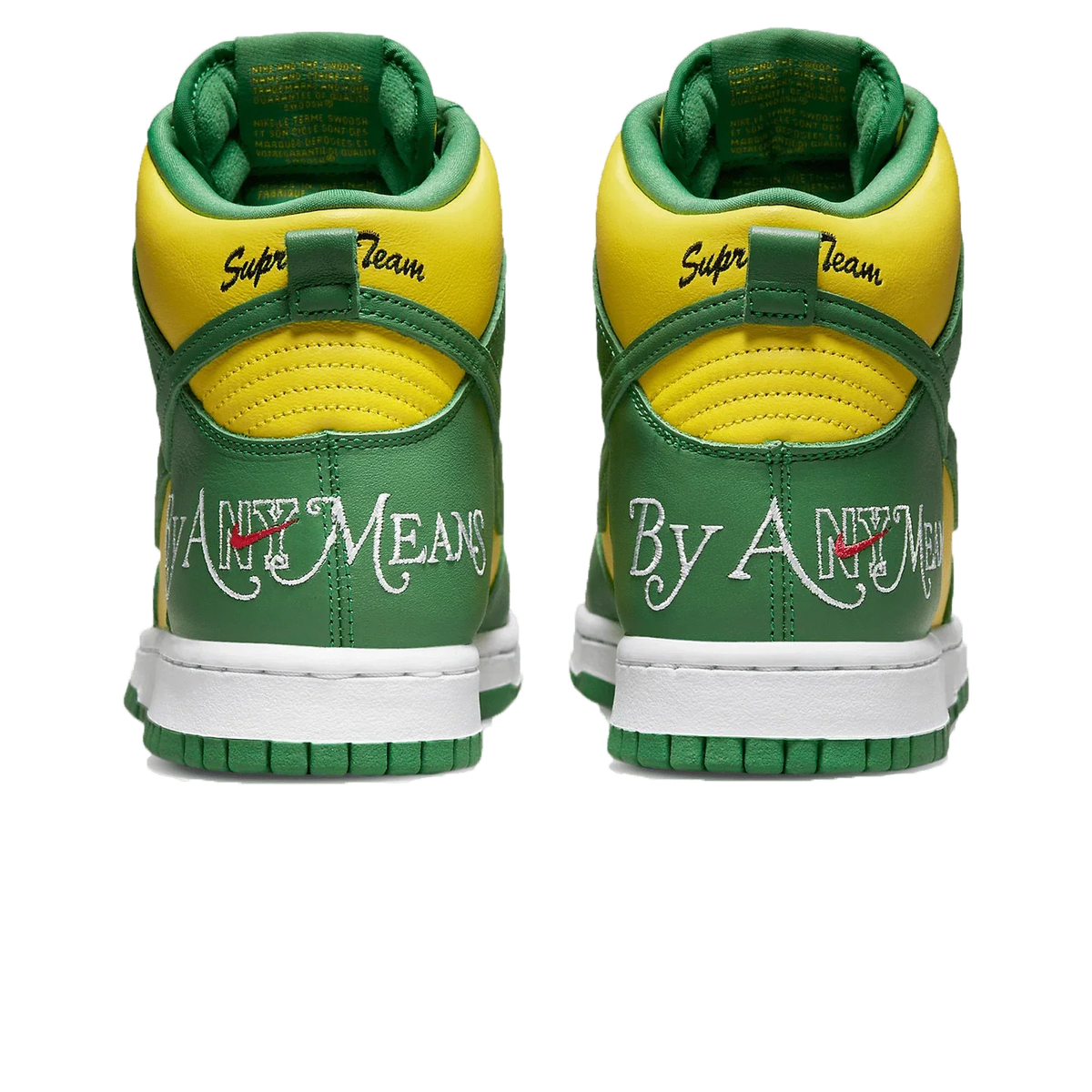 Nike SB x Supreme Dunk High 'By Any Means Brazil'