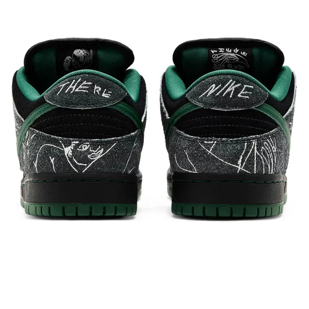 Nike SB x There Skateboards Dunk Low 'Anthracite Gorge Green'